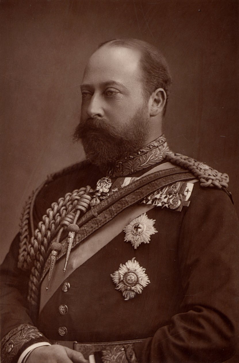 VII. Edward (1841-1910) az Egyesült Királyság királya 1901-től, még mindig Wales hercege. (fabury típusú) alkotó: W. and D. (after) Downey