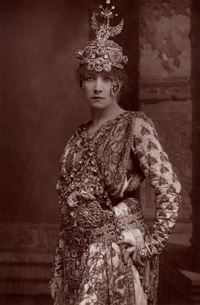 "" Henriette Rosine Bernard írta Sarah Bernhardt (1844-1923) (faburytype) alkotó: W. and D. (after) Downey