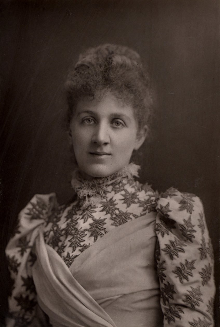 ""Liza Lehmann (Elizabetta Nina Mary Frederika Lehmann - 1862-1918) English soprano and composer. (woodburytype) alkotó: W. and D. (after) Downey