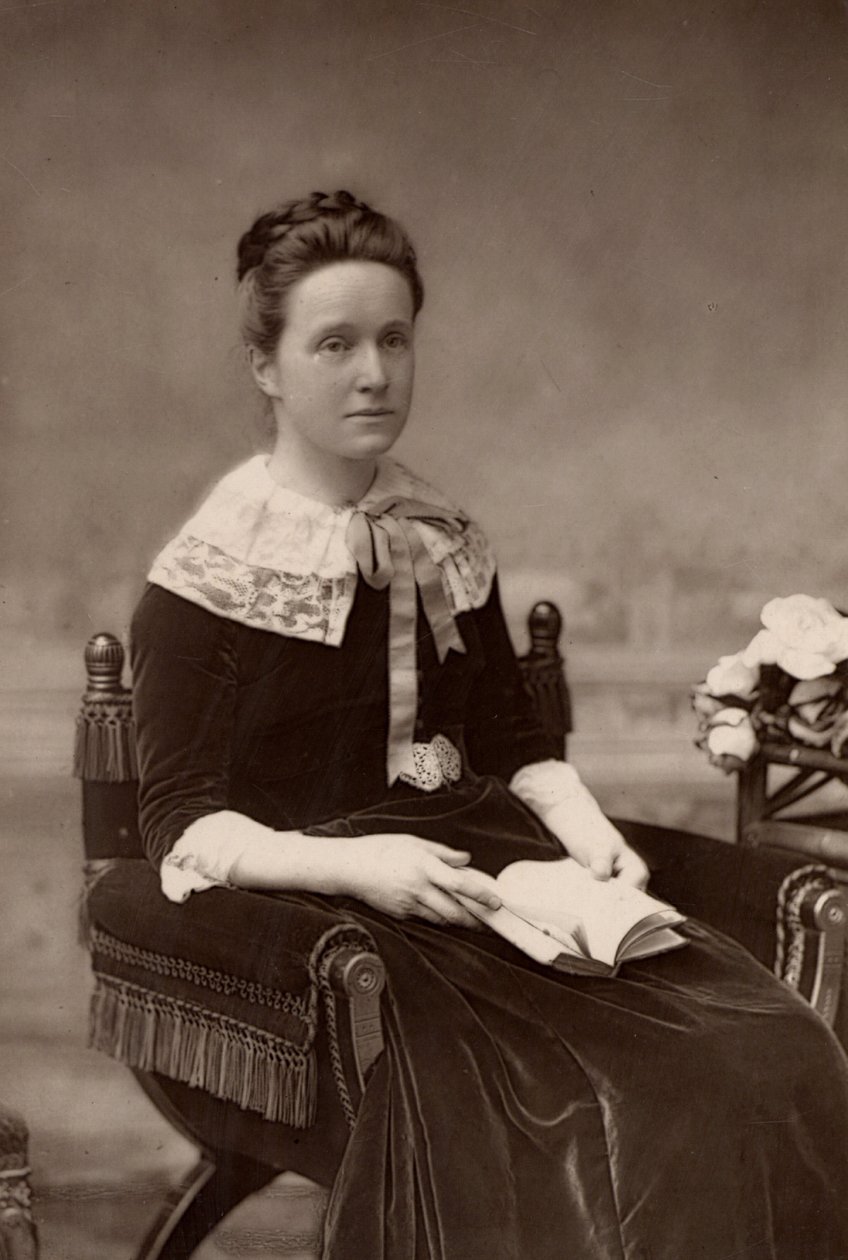 ""Millicent Fawcett (született: Garrett – 1947-1929) angol feminista, 50 éve a nők választójogáért mozgalom vezetője. Elizabeth Garrett Anderson úttörő nőorvos nővére; Henry Fawcett, a vak radikális politikus felesége (woodburytype alkotó: W. and D. (after) Downey