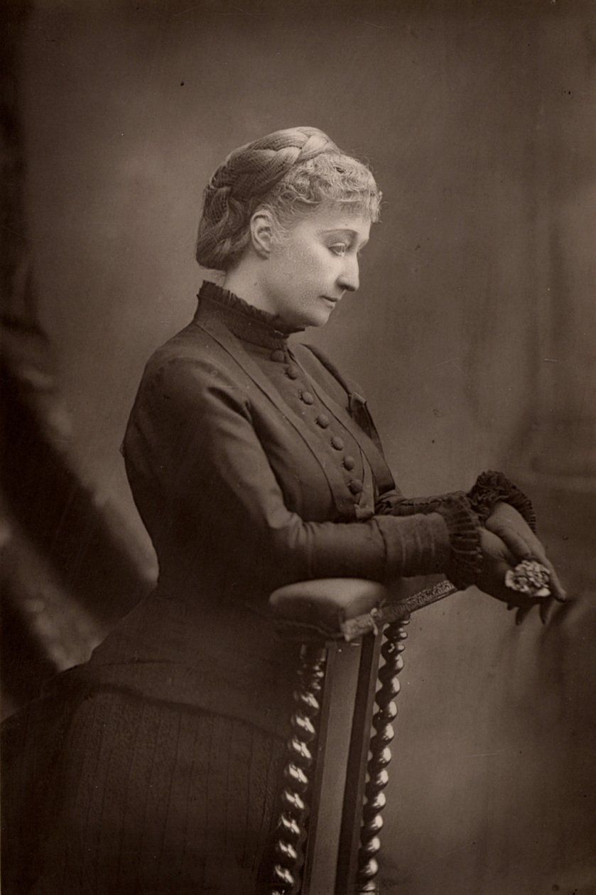 ""The Empress Eugenie (1826-1920) widow of Napoleon III of France. (woodburytype) alkotó: W. and D. (after) Downey
