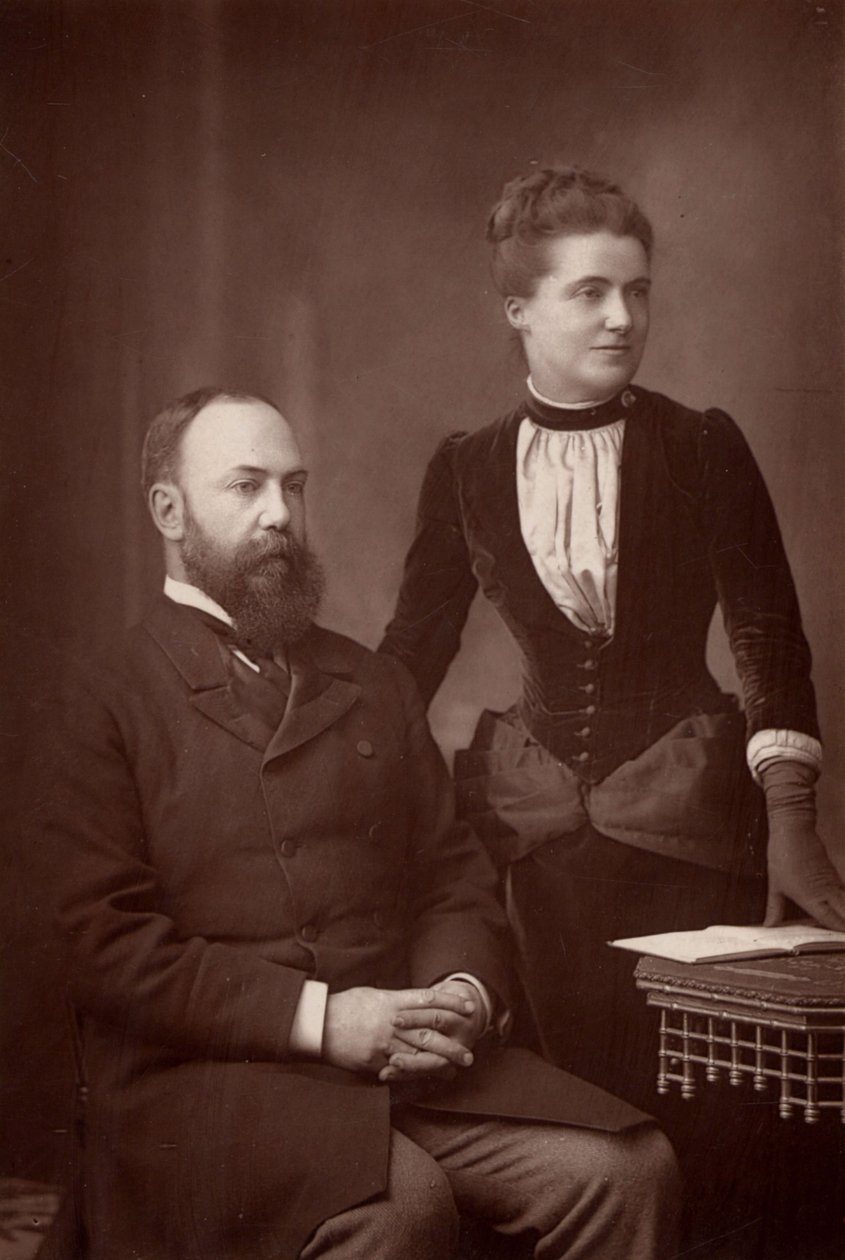 Charles és Emilia Wentworth Dilke (fekete-fehér fotó) alkotó: W. and D. Downey