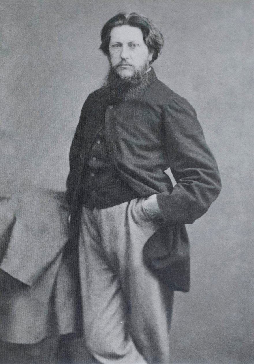 Ford Madox Brown, 1864 körül (albumin carte-de-visite) alkotó: W. and D. Downey