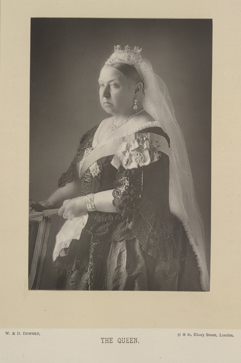 Viktória királynő. Nagy-Britannia és Írország Egyesült Királyságának királynője, valamint (1876-tól) India császárnője. Portré. alkotó: W. and D. Downey
