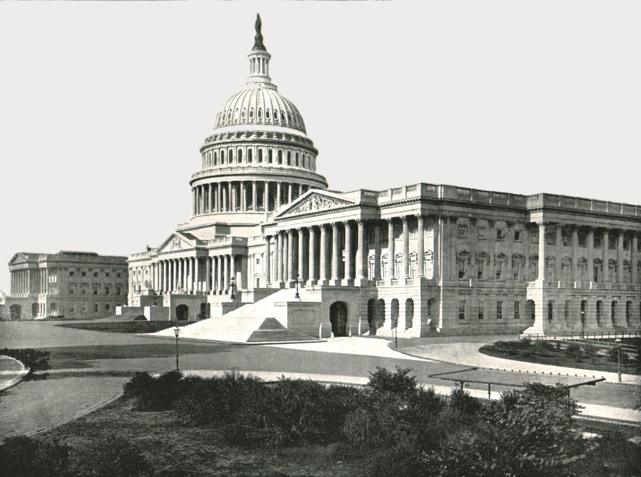 A Capitol, Washington DC, USA, 1895. alkotó: W and S Ltd