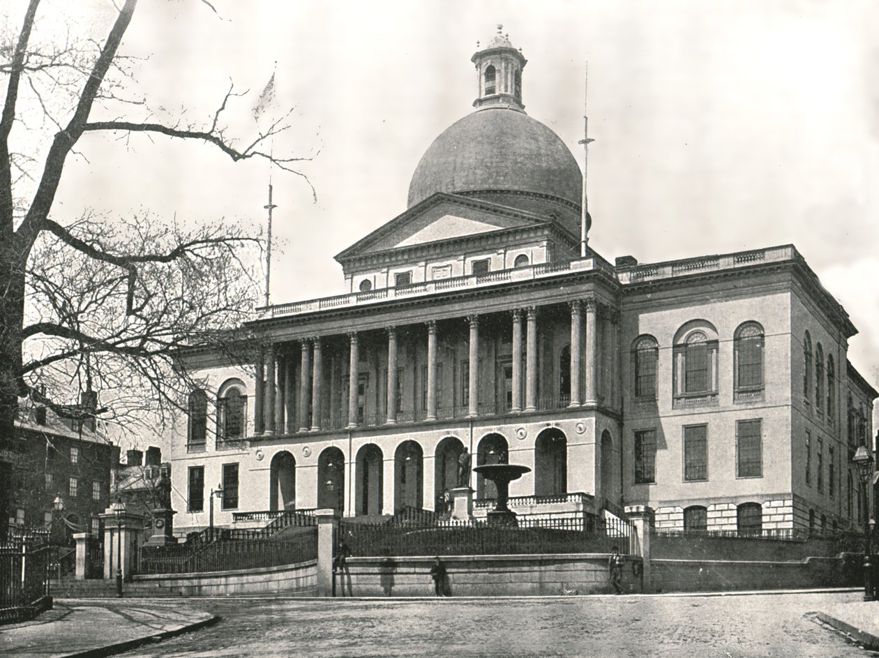 A Massachusetts State House, Boston, USA, 1895. alkotó: W and S Ltd