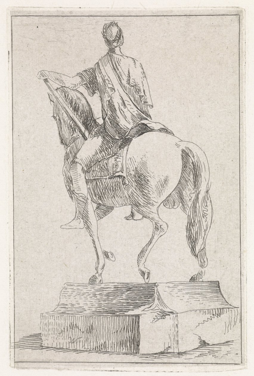 lovas szobor alkotó: W. van Tuyll
