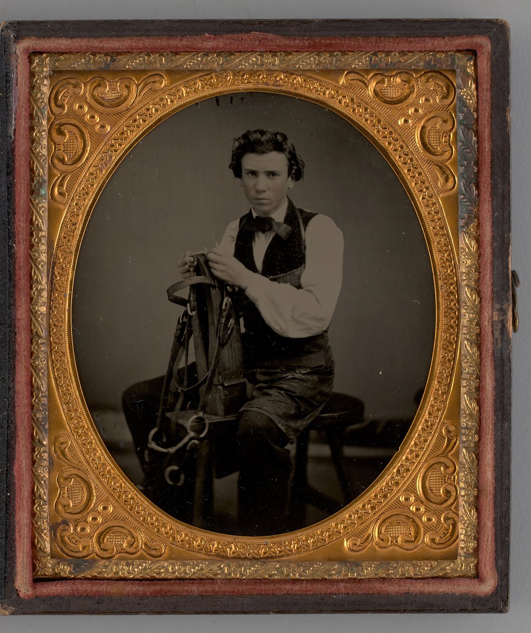 Név nélkül: Edward France, Harness Maker, 1860. alkotó: Wade P. Canal