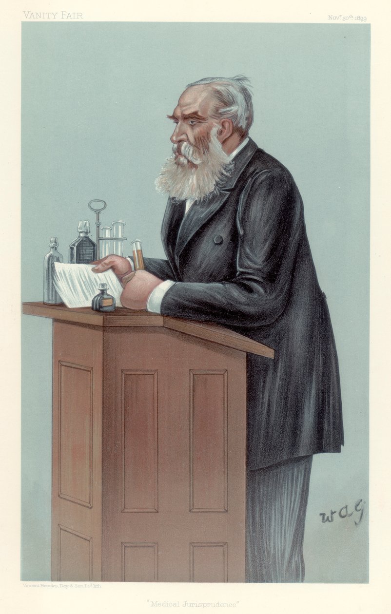Thomas Stevenson brit törvényszéki tudós, 1899. alkotó: Wag