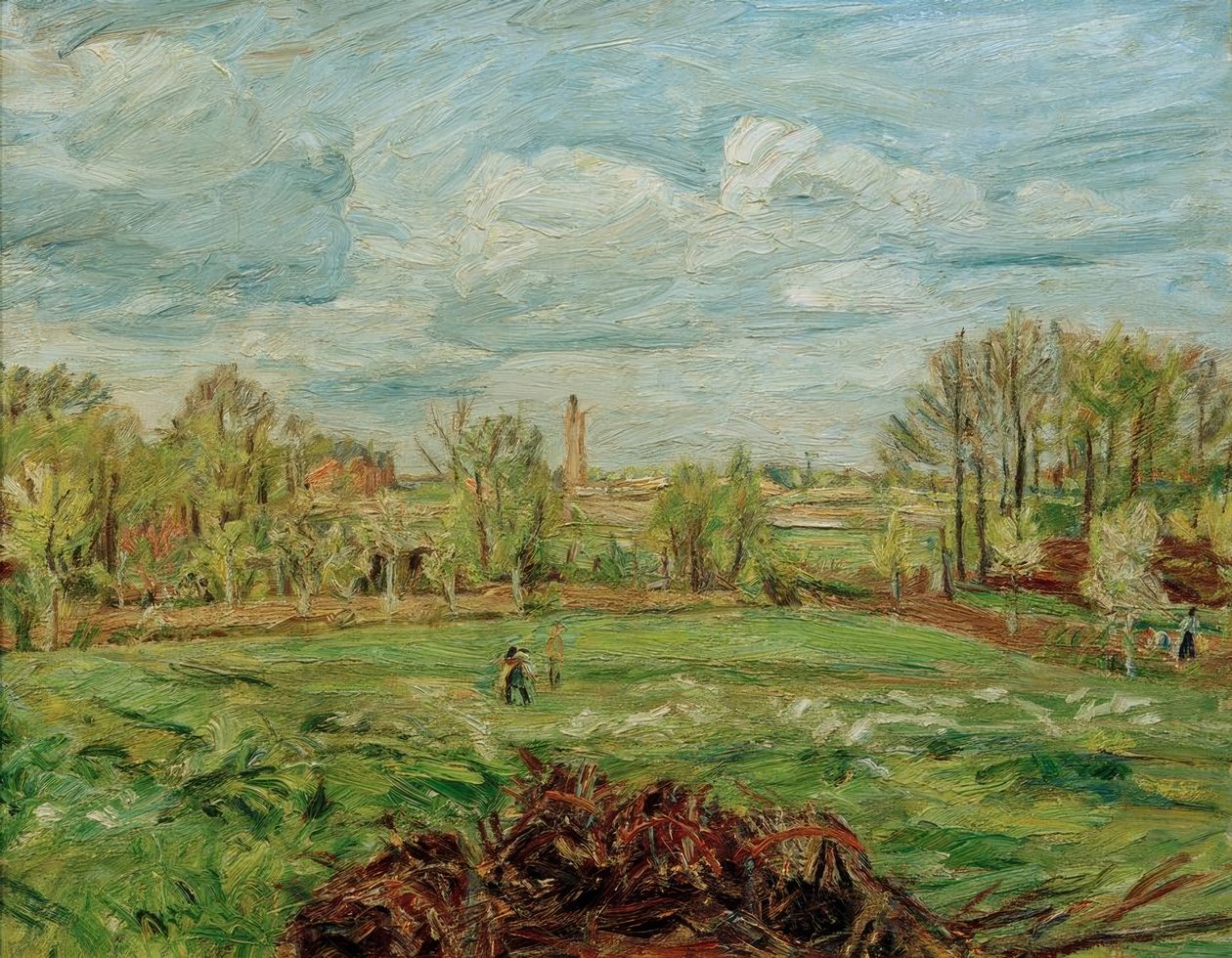 Tavaszi táj alkotó: Waldemar Rosler
