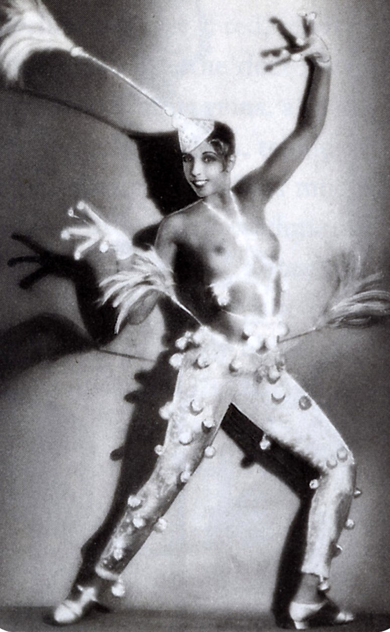 Josephine Baker 1927 körül (f/w fotó) alkotó: Walery