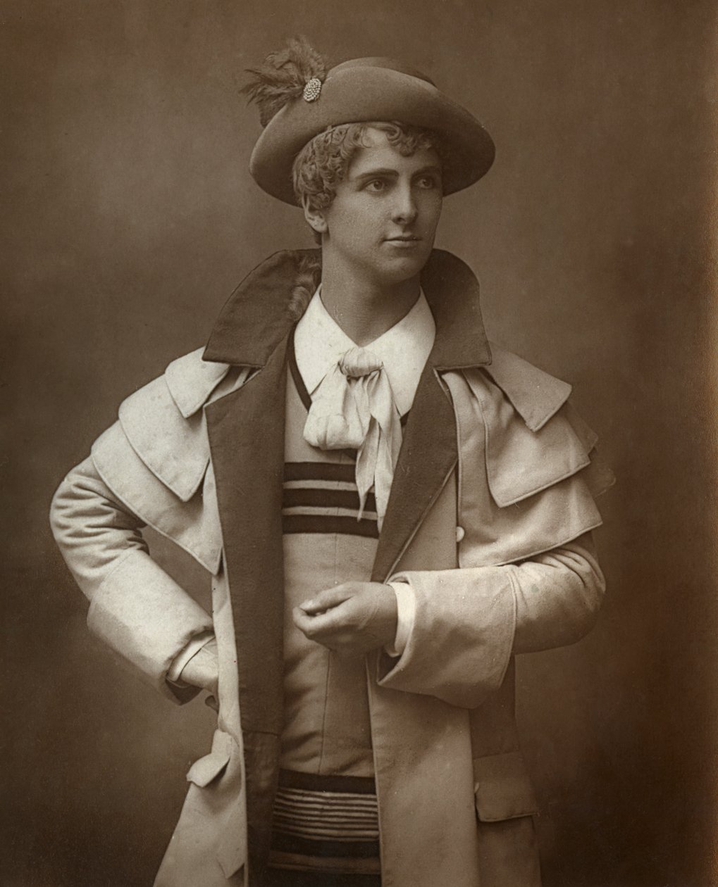 C Hayden Coffin brit színész és énekes, 1887. alkotó: Walery
