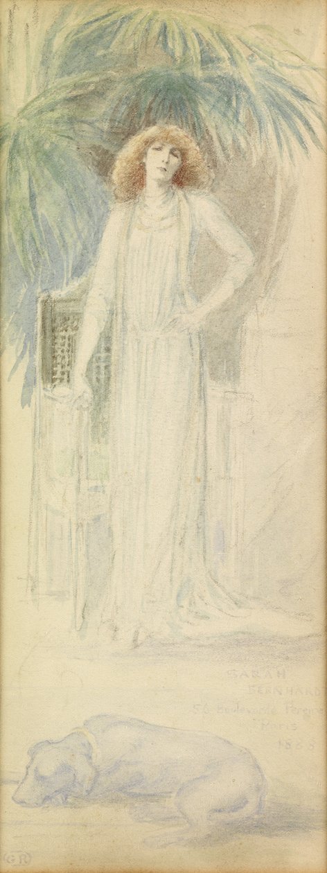 Sarah Bernhardt alkotó: Walford Graham Robertson