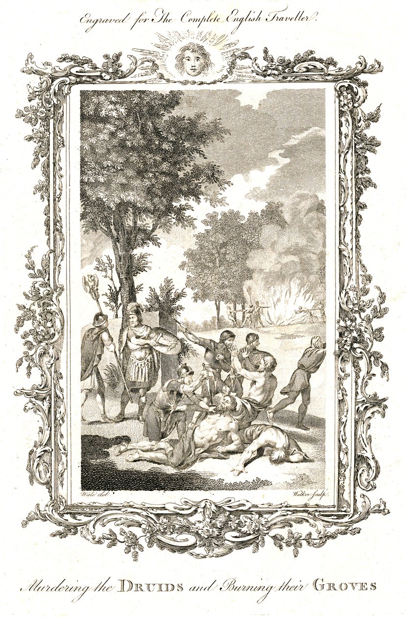 A druidák meggyilkolása, 1771-1772 körül alkotó: Walker