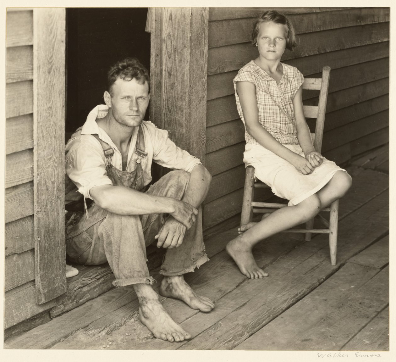 Floyd és Lucille Burroughs, Hale megye, Alabama alkotó: Walker Evans