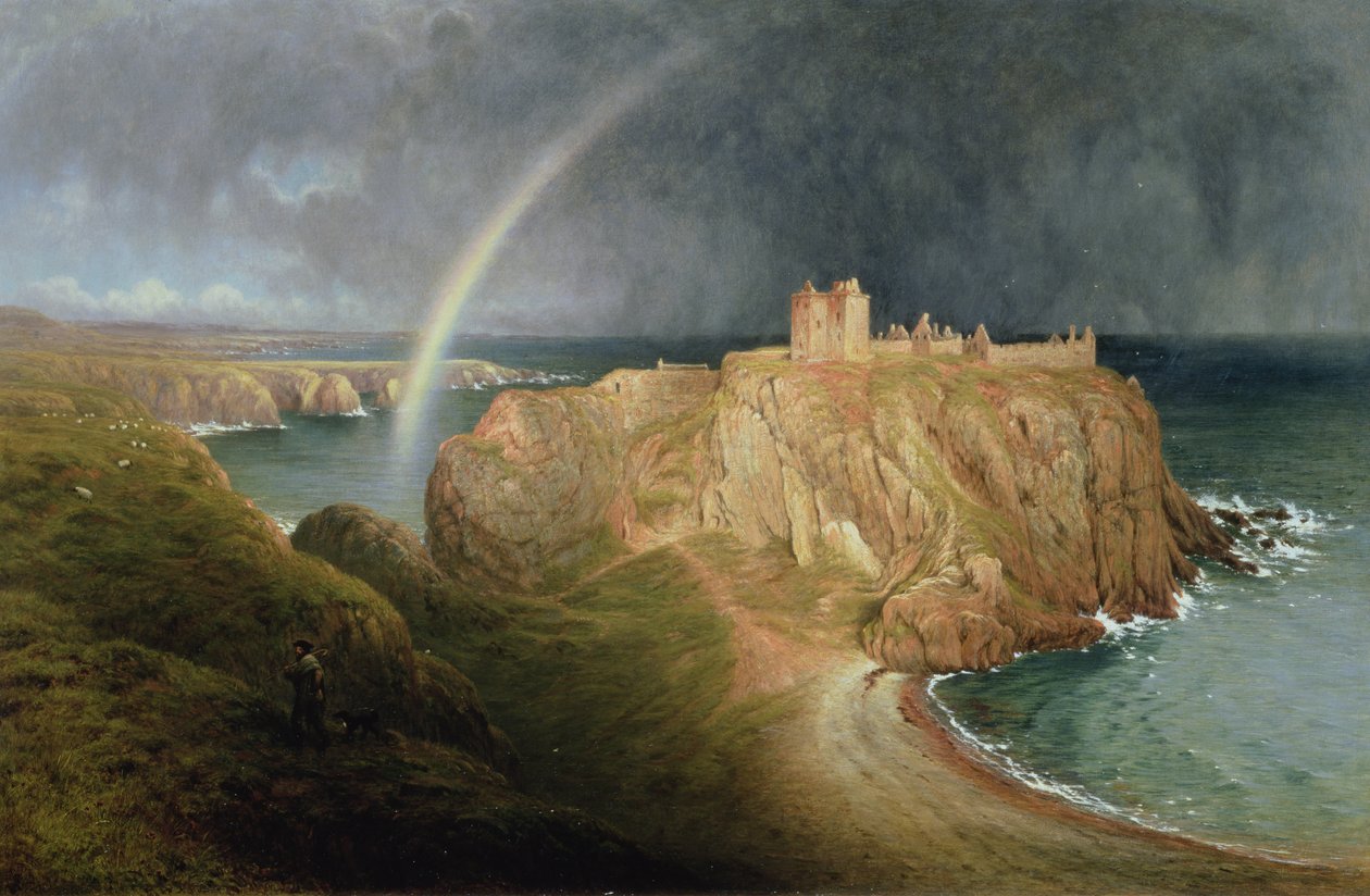 Dunnottar kastély, 1867 alkotó: Waller Hugh Paton