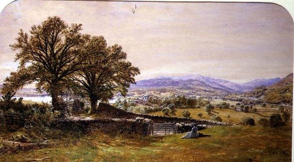 Hölgy a tájban, Ambleside alkotó: Waller Hugh Paton