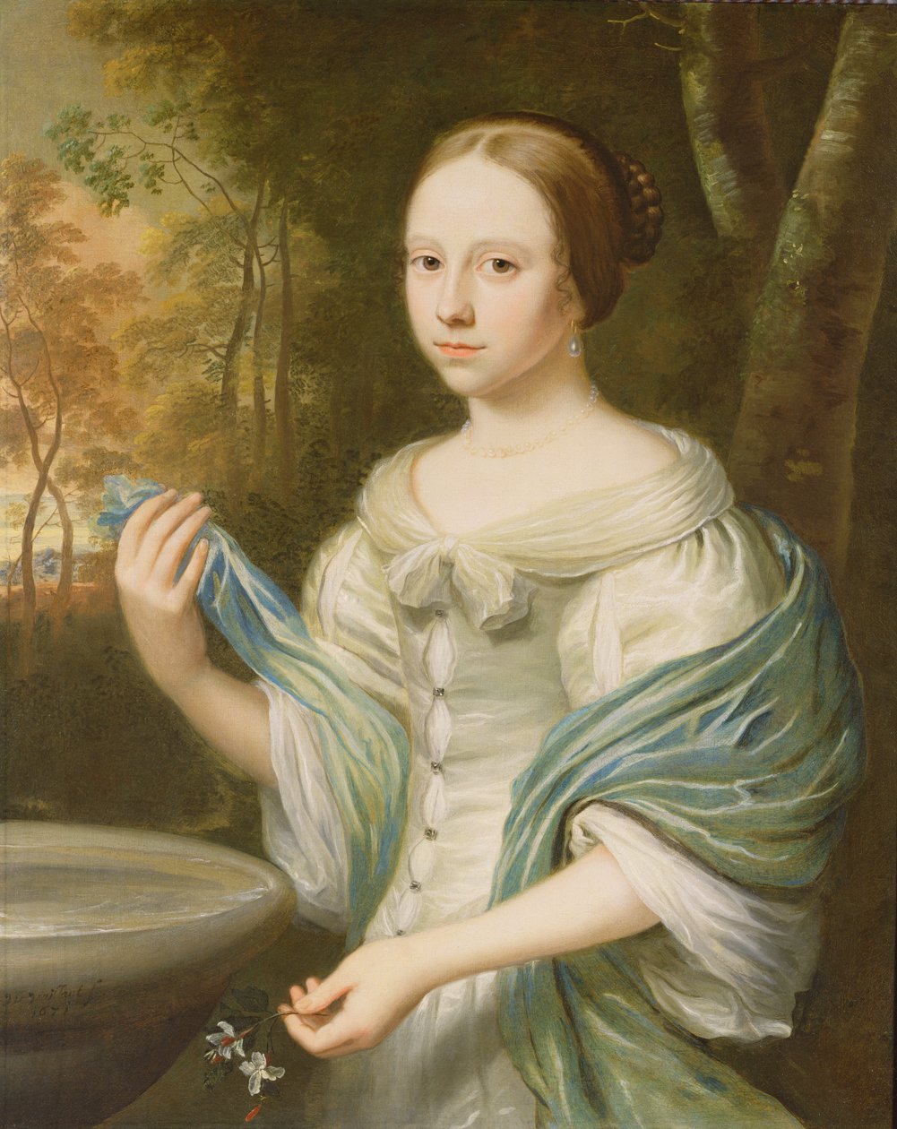 Egy hölgy portréja, 1671 alkotó: Wallerant Vaillant