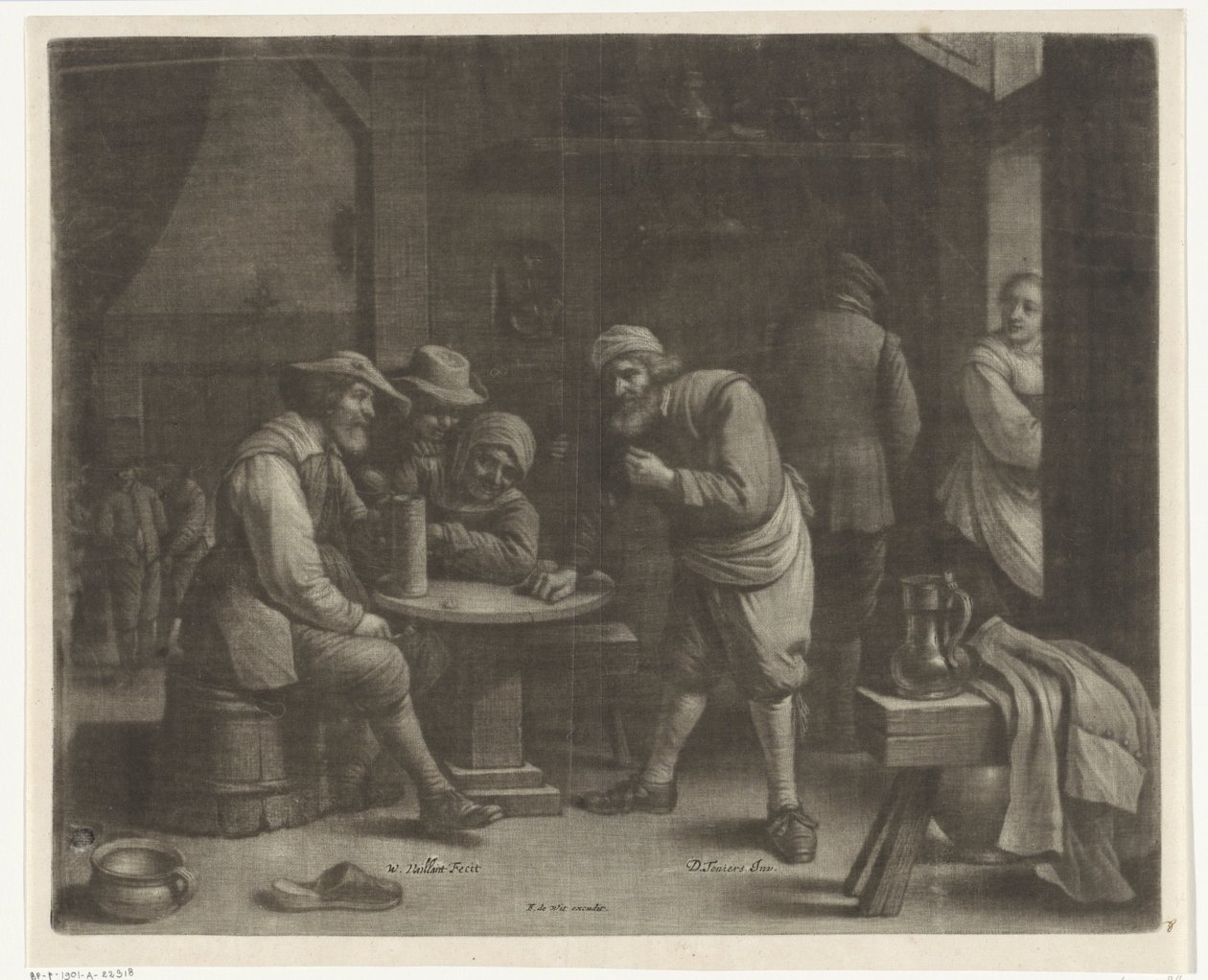 Herbergscène alkotó: Wallerant Vaillant