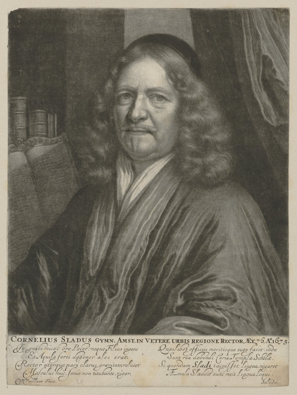 Cornelis Sladus portréja alkotó: Wallerant Vaillant