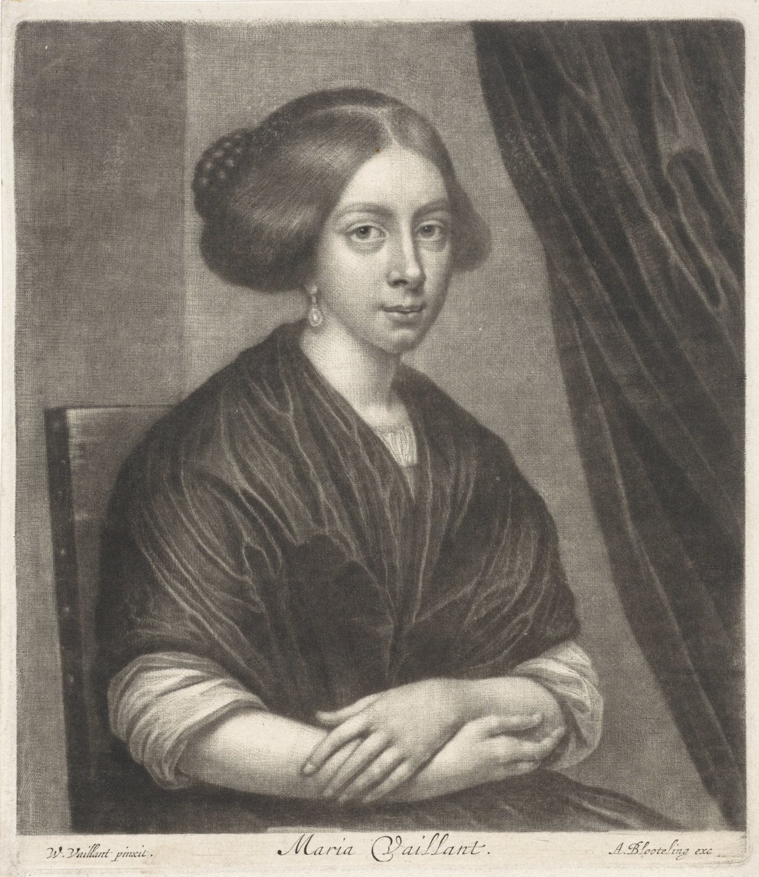 Maria Vaillant portréja alkotó: Wallerant Vaillant