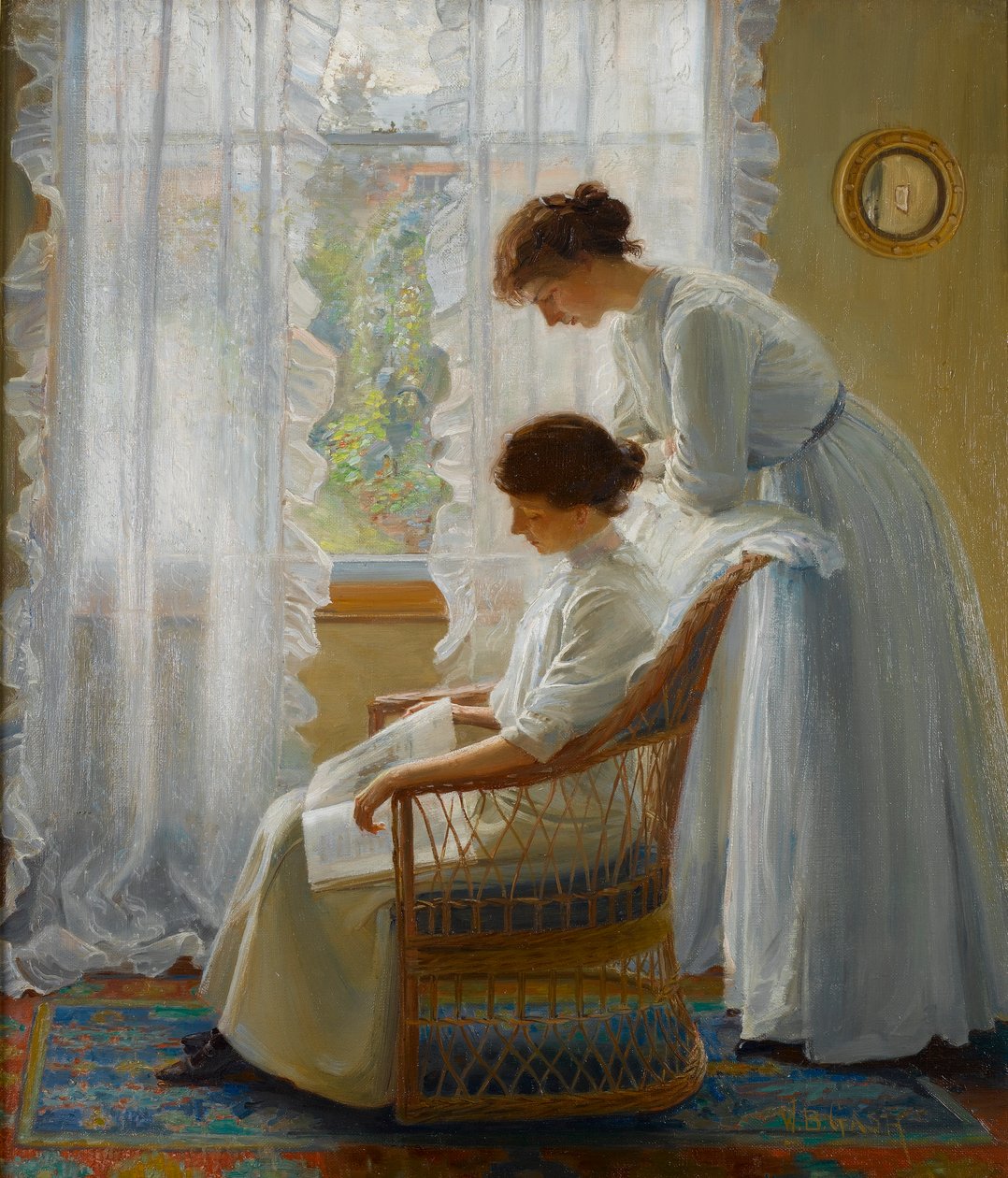 Az új könyv, 1912 körül alkotó: Walter Bonner Gash