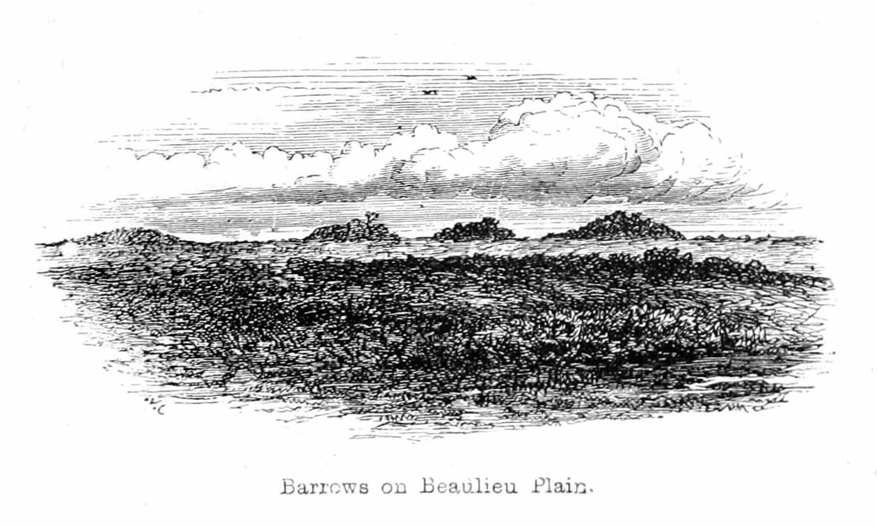 Barrows a Beaulieu -síkságon alkotó: Walter Crane