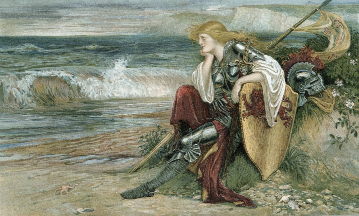 Britomart, 1900 alkotó: Walter Crane