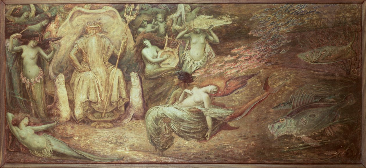 Neptun király alkotó: Walter Crane