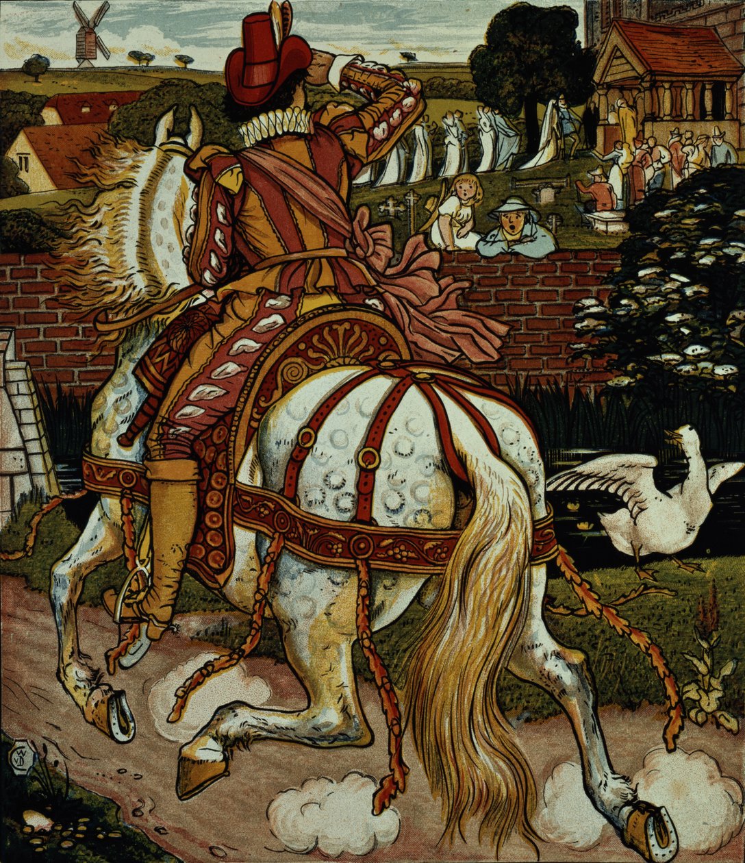 „Margery testvére visszatér messzi földről”: a Little Goody Two Shoes-ból alkotó: Walter Crane