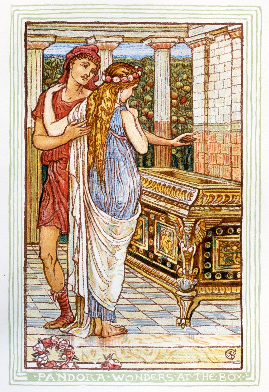 Pandoras doboz alkotó: Walter Crane