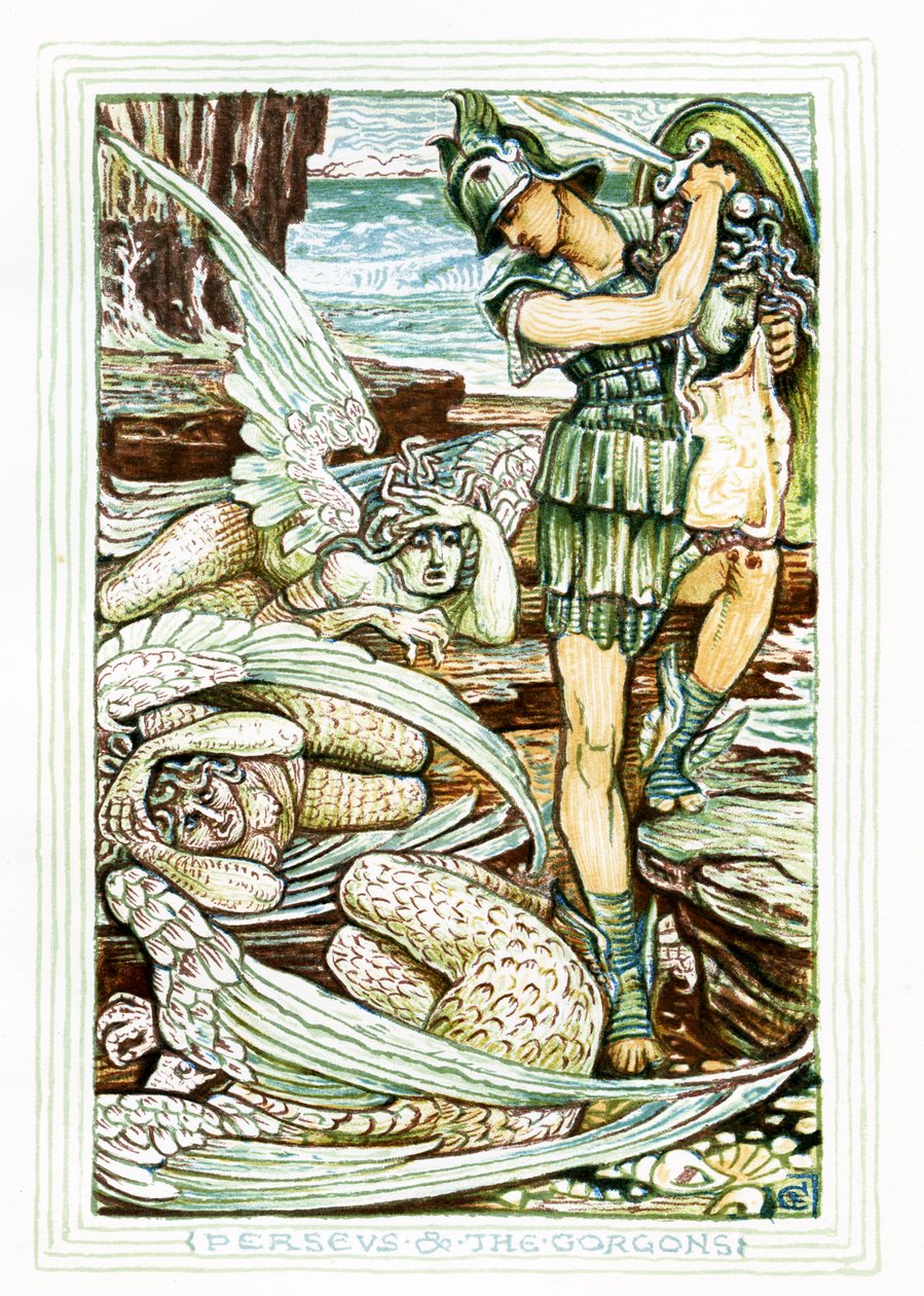 Perseus és a Gorgonok alkotó: Walter Crane
