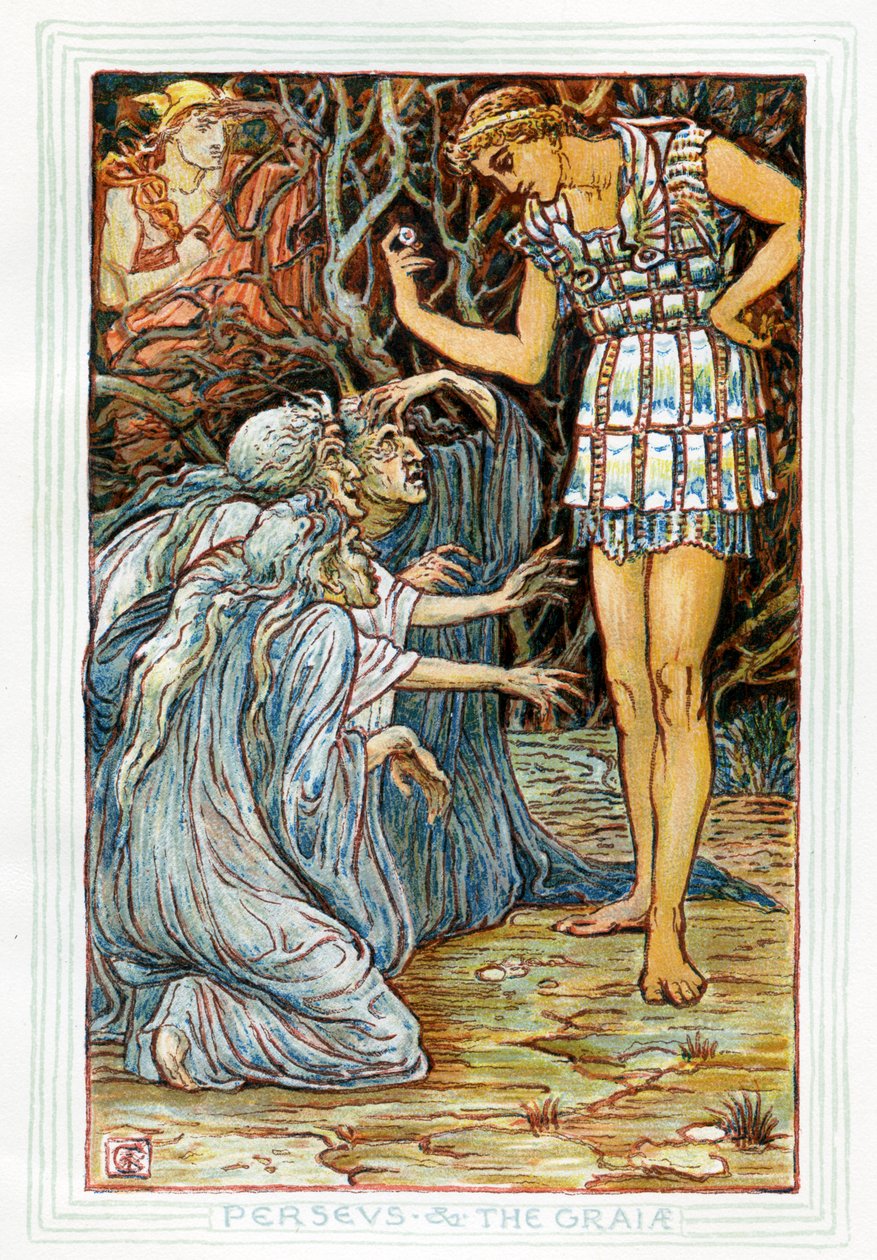 Perseus és a Graia Graeae alkotó: Walter Crane