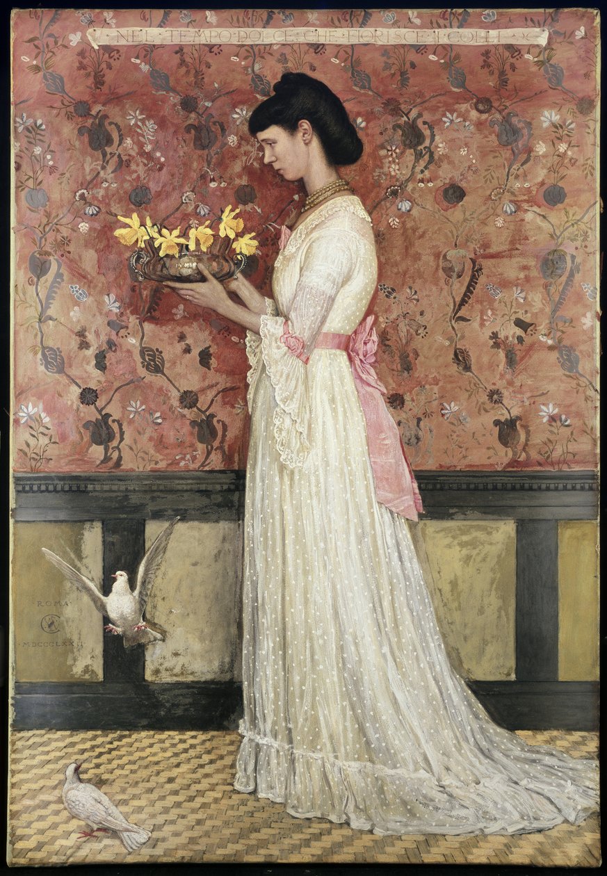 Mrs Ingram Bywater portréja, 1872 alkotó: Walter Crane