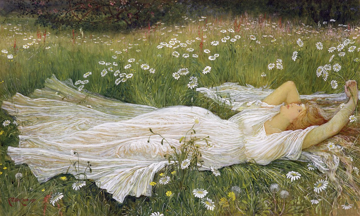 1895 nyár (wc és gouache papíron) alkotó: Walter Crane
