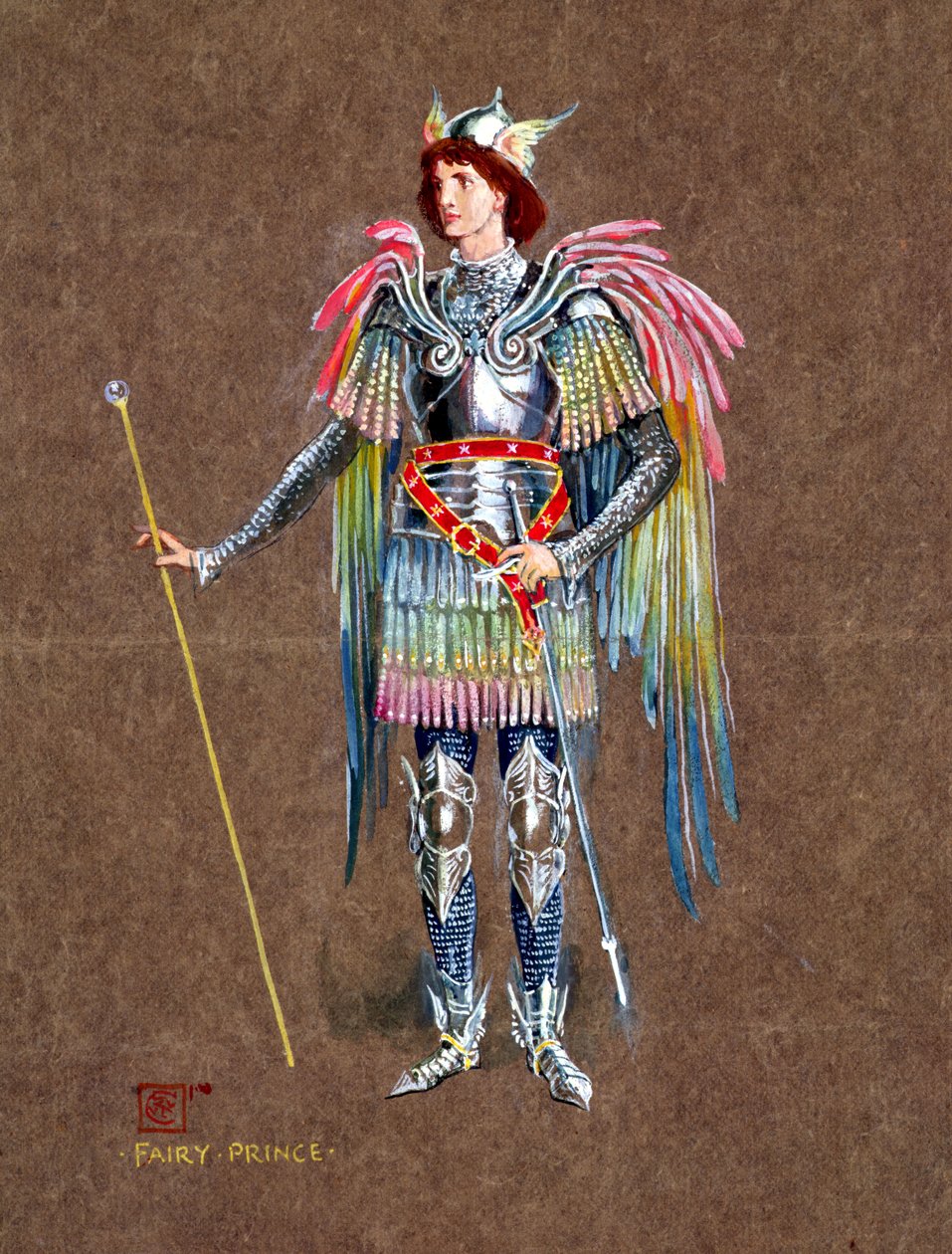 A tündérherceg, A hóemberből (jelmezterv) alkotó: Walter Crane