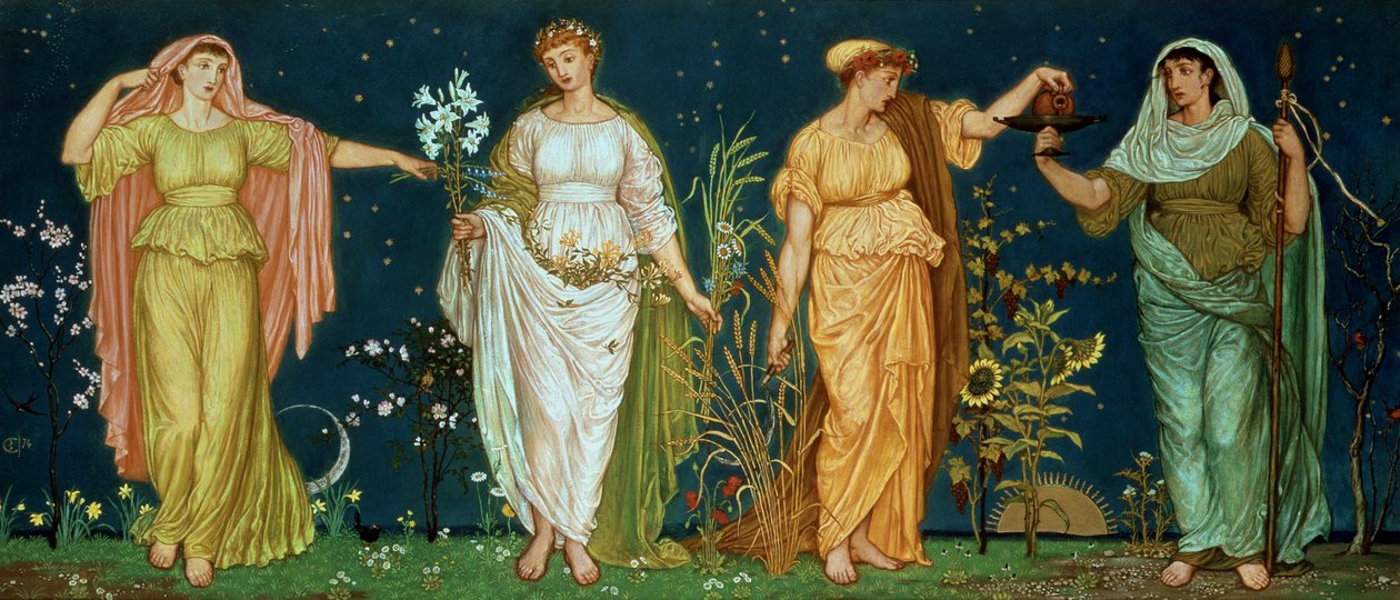Az évszakok alkotó: Walter Crane