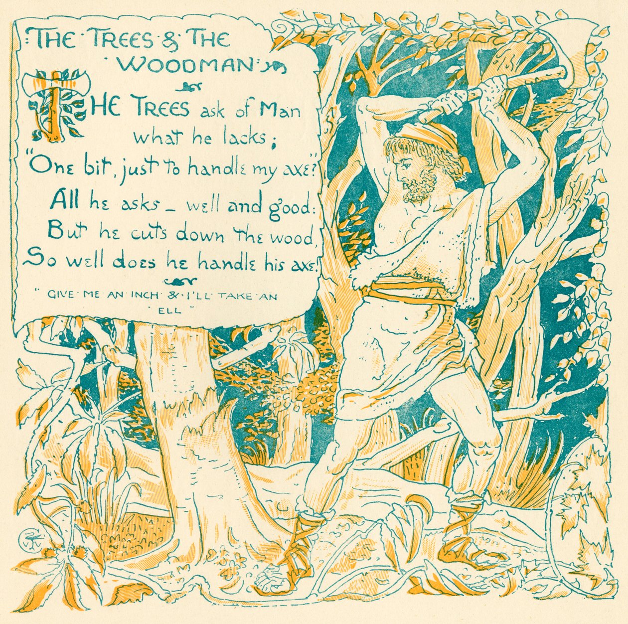 The Trees and the Woodman, illusztráció a "Baby