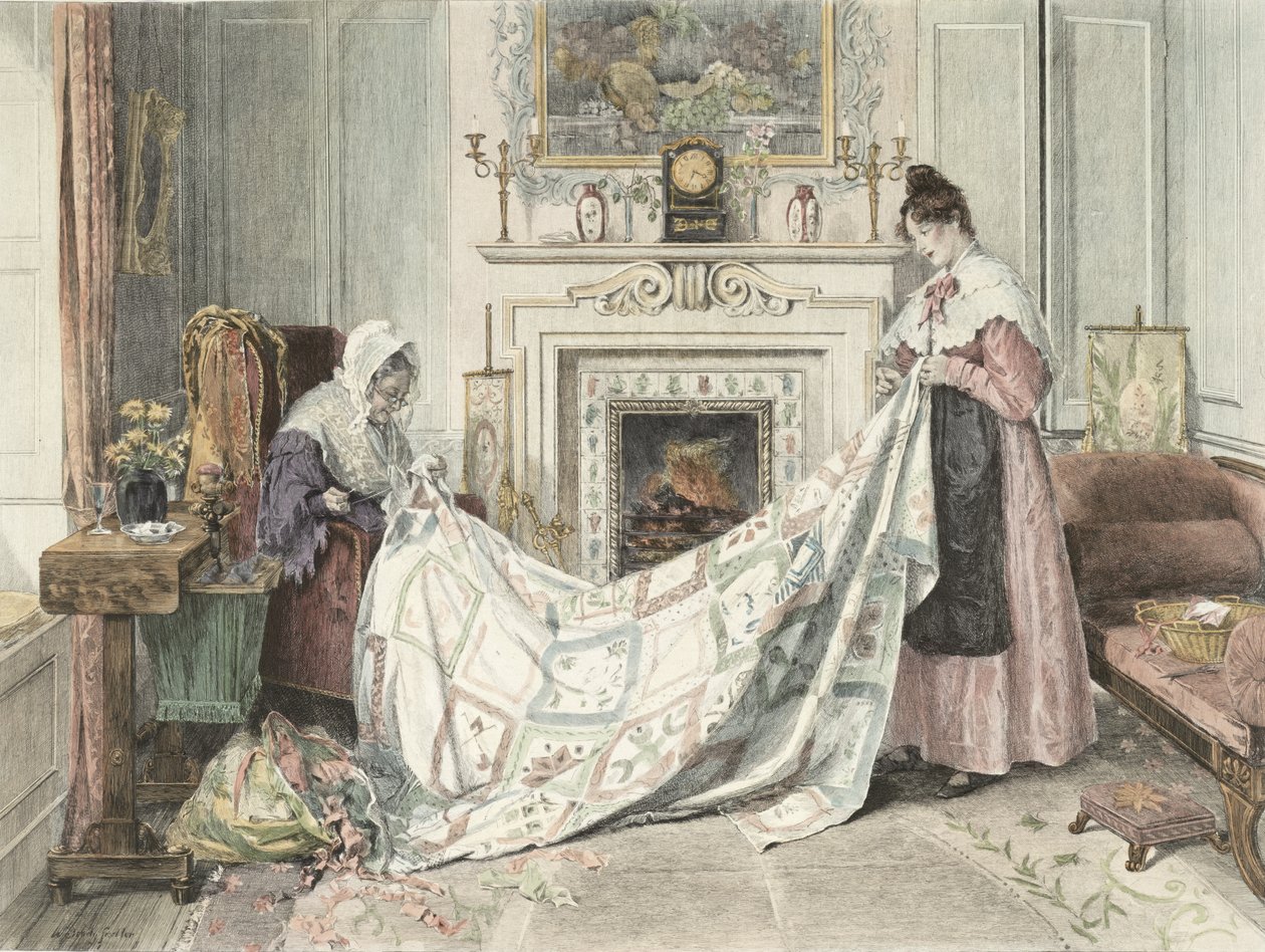 Nearly Done, megjelent 1898-ban (akvatinta) alkotó: Walter Dendy Sadler