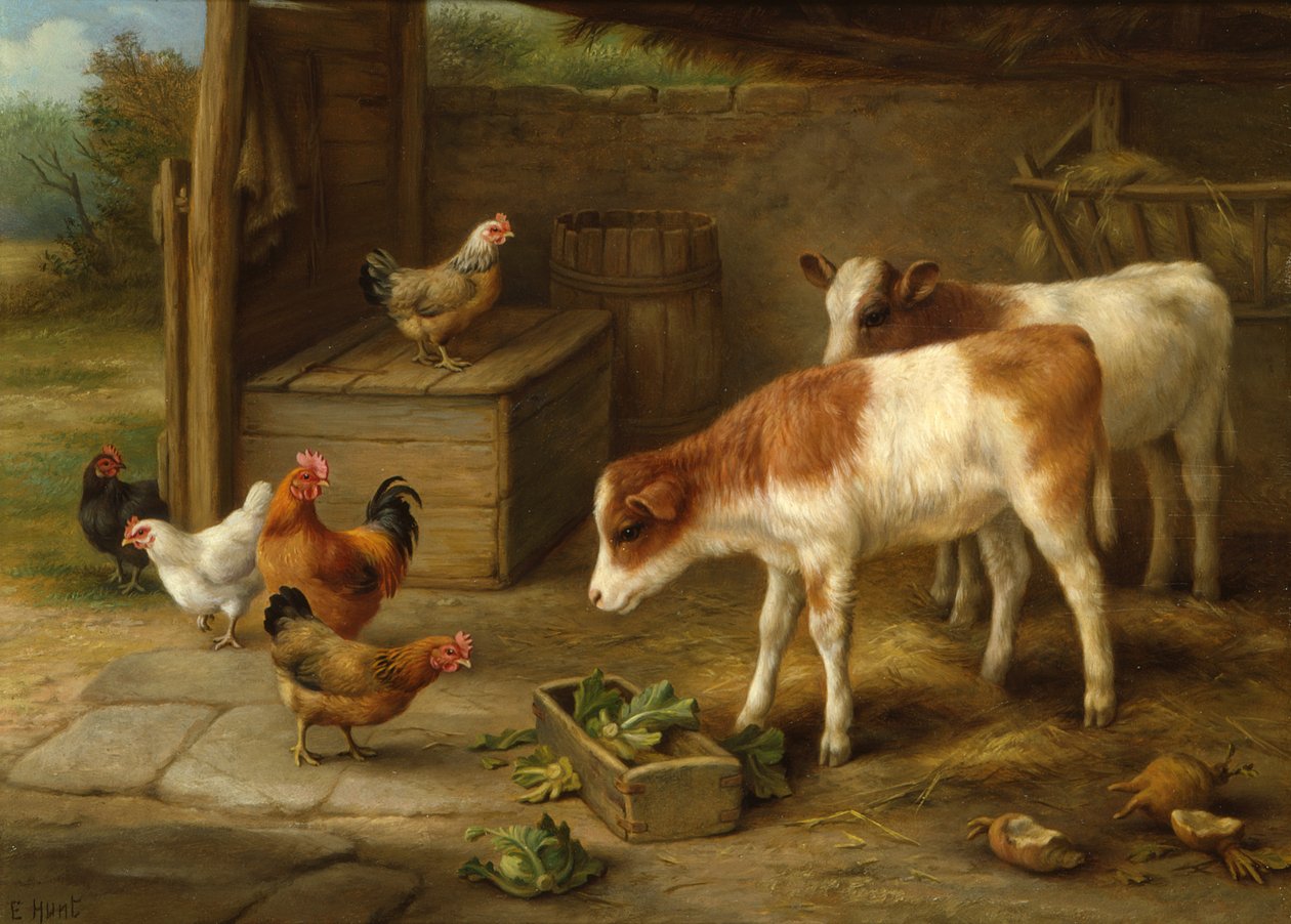 Tanyasi jelenet alkotó: Walter Hunt