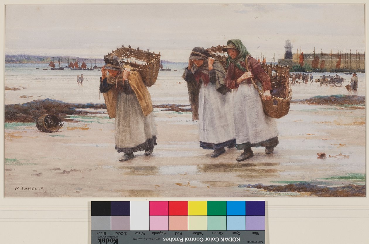 The Breadwinners, 1896 körül (wc papíron) alkotó: Walter Langley