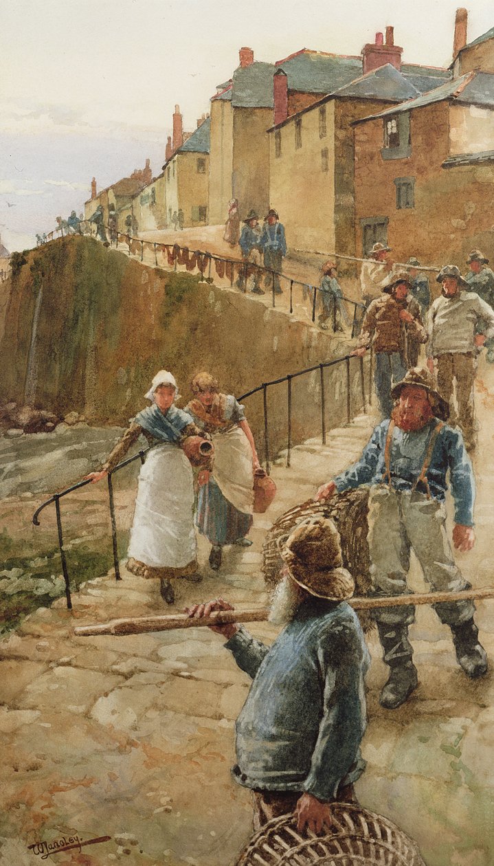 The Quayside, Newlyn alkotó: Walter Langley