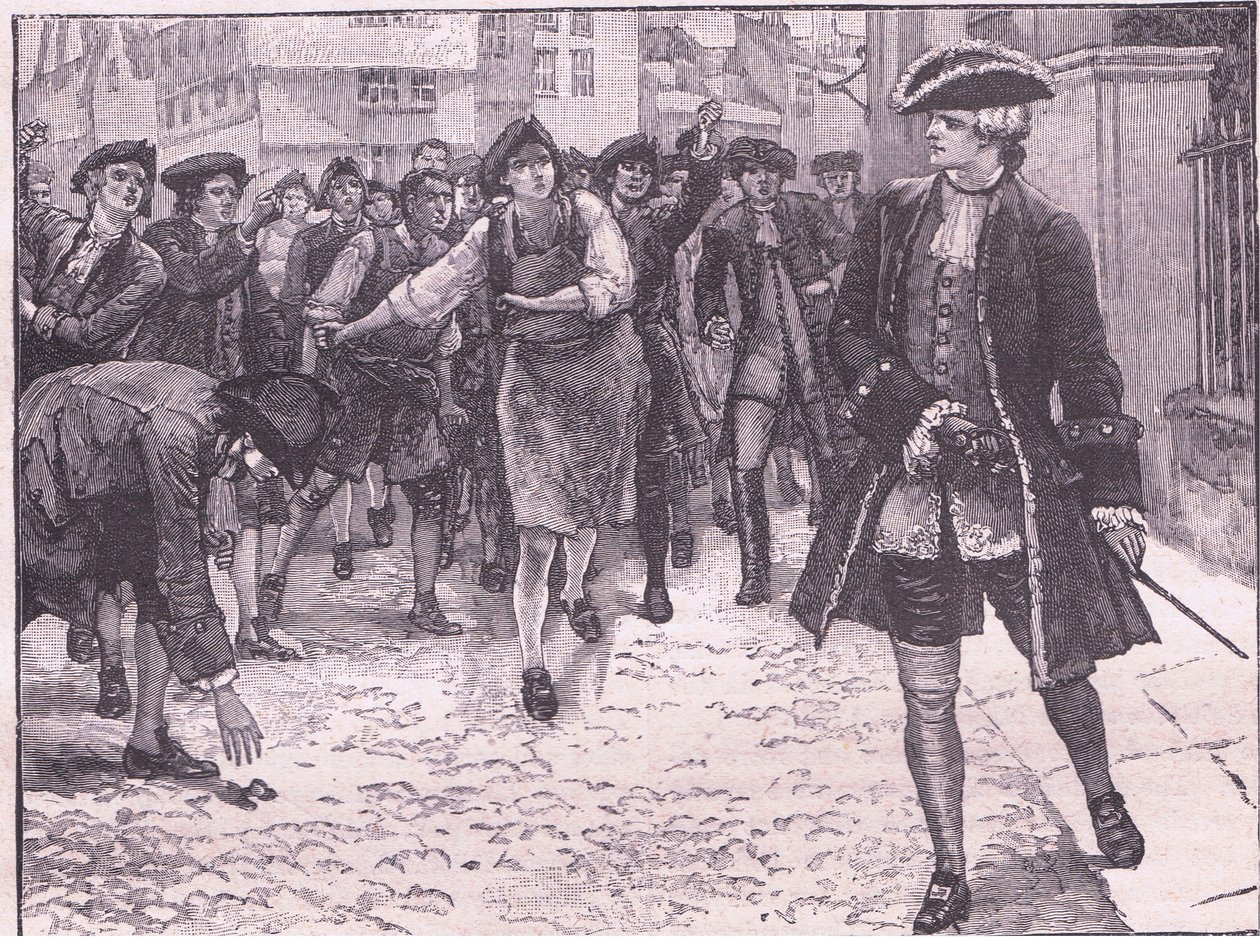Lord Bute és a londoniak i.sz. 1762 alkotó: Walter Paget