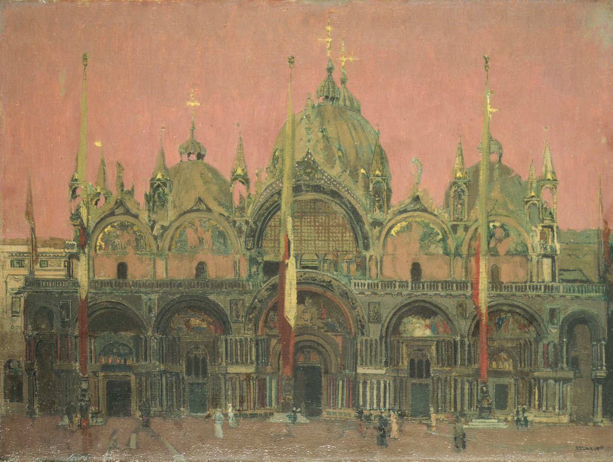 Vörös ég éjjel, San Marco alkotó: Walter Richard Sickert