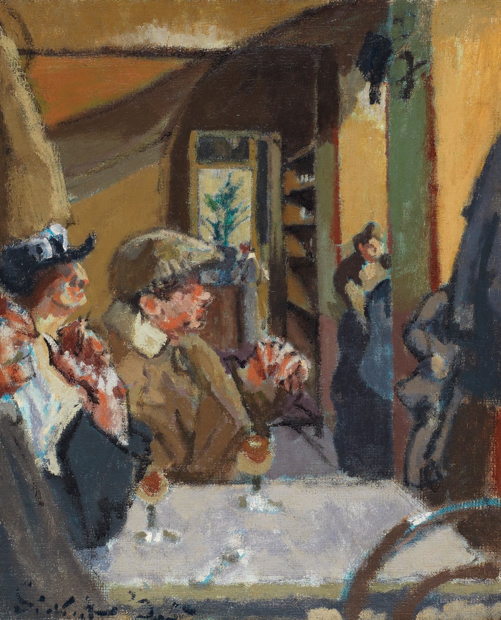 Chez Vernet, 1925 alkotó: Walter Richard Sickert