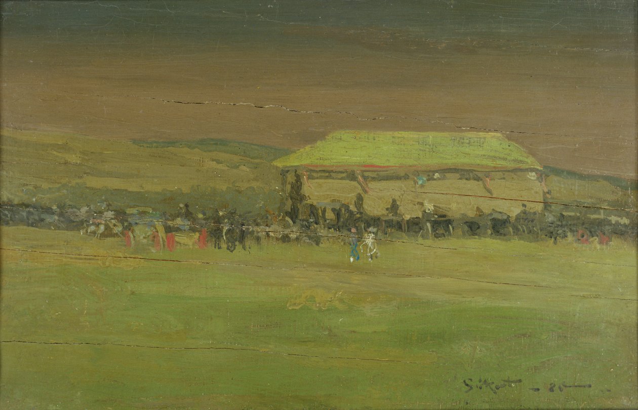 Dieppe Races, 1885 alkotó: Walter Richard Sickert