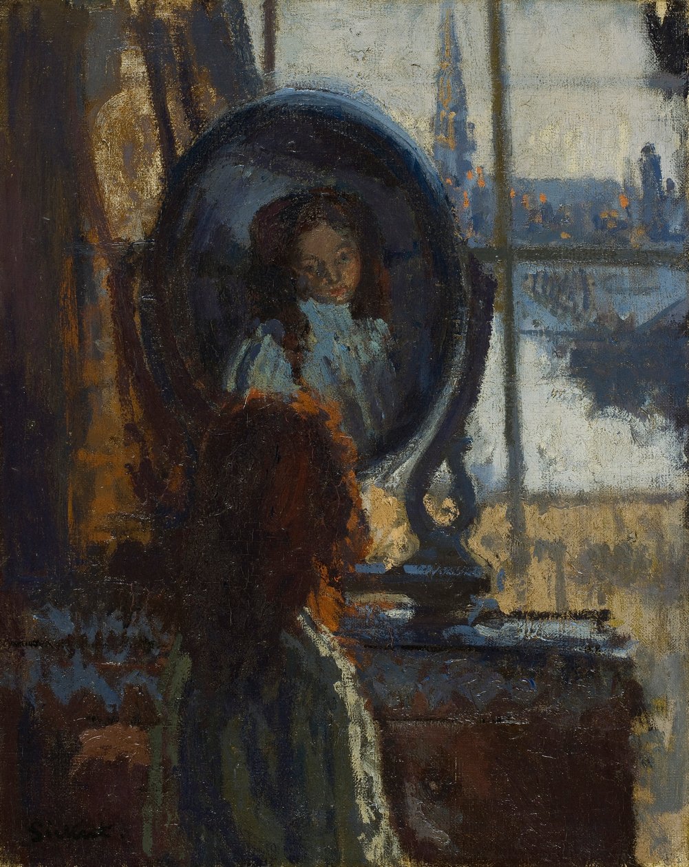 Lány szemüvegben, kis Rachel, 1907 alkotó: Walter Richard Sickert