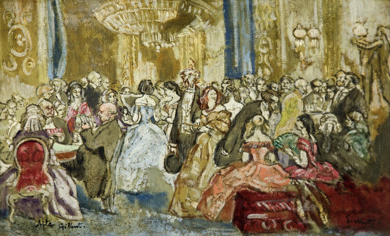 Glencora, John Gilbert után alkotó: Walter Richard Sickert