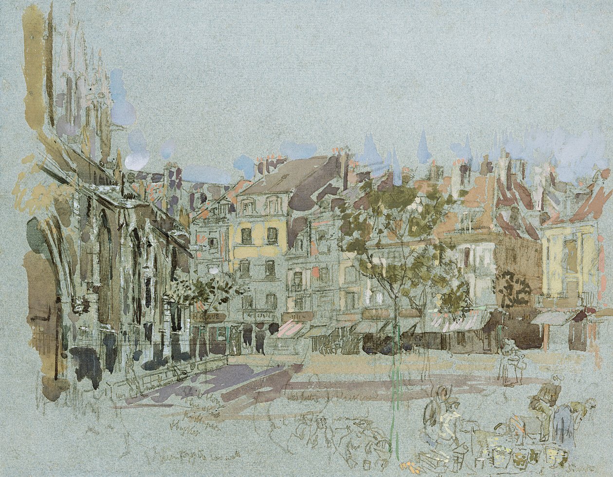 Rue de la Boucherie, Dieppe alkotó: Walter Richard Sickert