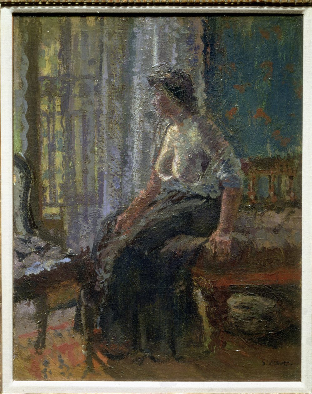 Ülő nő, Granby Street, 1909 körül alkotó: Walter Richard Sickert